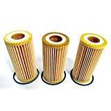 2015-2016 VW Volkswagen Golf GTI Set Of 3 Oil Filter Replacements GENUINE OEM BRAND NEW