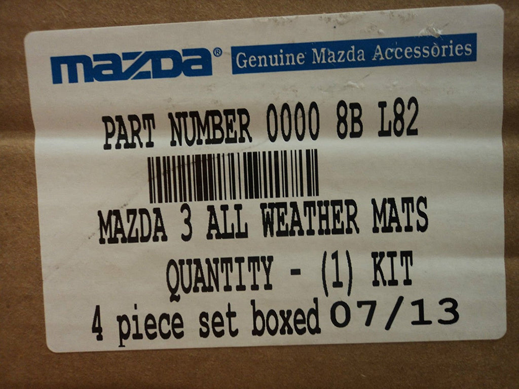 Genuine Mazda 3 All Weather Mats 0000-8B-L82